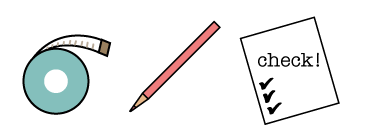 サイズ、生地、在庫を確認